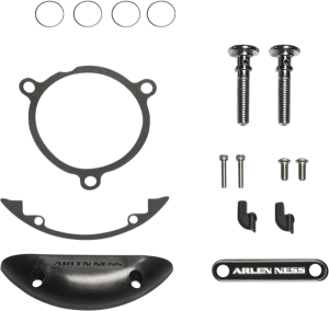 Inverted Air Cleaner Hardware Kit Black, Silver