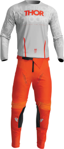 Tricou Thor Pulse Mono Gray/Orange XL, 5, nordicamoto.ro