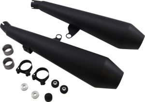 Lv-12 Slip-on Muffler Black, Stainless Steel, 2, nordicamoto.ro