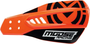 MOOSE RACING versenyzésre alkalmas kézvédők, fekete, narancssárga, 1, nordicamoto.ro