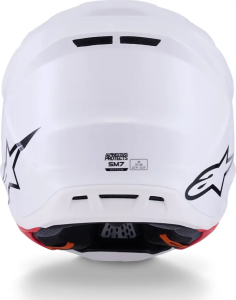 Alpinestars SM7 White XS bukósisak XS méretben, 2, nordicamoto.ro