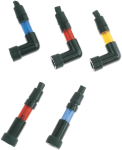 Flashing Spark Plug Cap Red