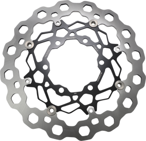 Cubiq Brake Rotor Black, Silver