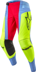 Pantaloni Alpinestars Techstar Ocuri Red/Fluo Yellow/Blue, 1, nordicamoto.ro