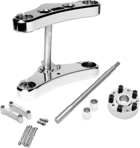 49 Mm Wide Glide Triple Tree Conversion Kit Chrome