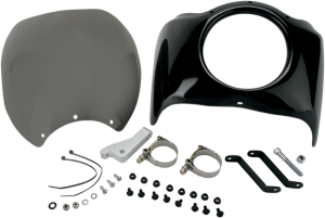 Direct Bolt-on Fairing Black, Smoke, 2, nordicamoto.ro