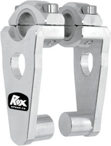 Elite Pivoting Handlebar Risers For 7/8(r) And 1-1/8(r) Handlebars Silver