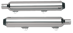 3-1/2(r) Slip-on Mufflers Chrome, 2, nordicamoto.ro