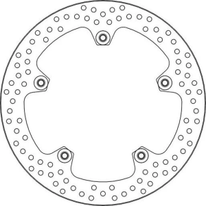 Halo sorozatú úszó rotor, fekete, rozsdamentes acél, 1, nordicamoto.ro