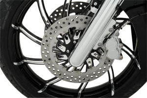 Two-piece Brake Rotor Black, Silver, Matte, 1, nordicamoto.ro