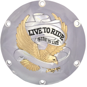 Live To Ride Derby Cover Gold, 2, nordicamoto.ro