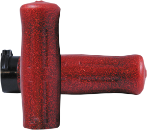 Old School Rubber Grips Red