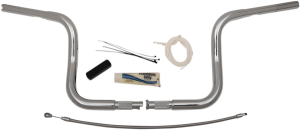 1-1/4(r) Ez Install Round Top Handlebar Kit Silver, 4, nordicamoto.ro