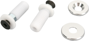 Billet Handlebar Grip Protector Silver 