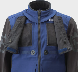 Husqvarna Gotland kabát – Fekete/Kék – XL, 4, nordicamoto.ro