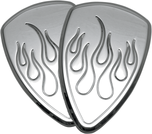 Mini Teardrop Engine Cover Chrome