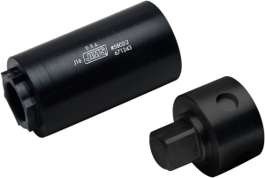 Fork Compression Sockets Black, Powder-coated