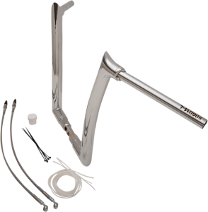 1-1/2(r) Ez Install Pointed Top Handlebar Kit Silver, 2, nordicamoto.ro