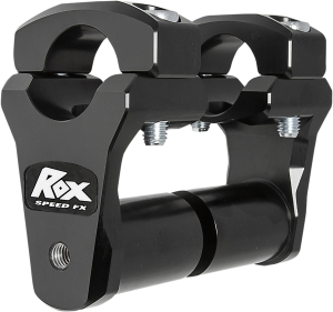 Extended Stem 2(r) Pivoting Handlebar Riser For 1-1/8(r) Handlebars Black