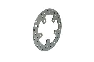 Round Fixed Brake Rotor Silver, Stainless Steel