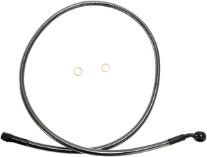 Alternate Length Designer Series Abs-specific Front Brake Line Kit Black, Black Pearl