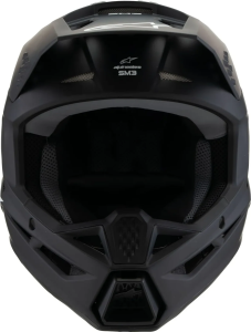 Alpinestars S-M3 Solid Black M gyermek sisak, 4, nordicamoto.ro