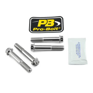 Brake Caliper Mount Kit Silver, Stainless Steel