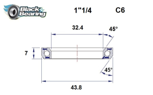 Headset Bearing, 2, nordicamoto.ro
