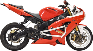 Muffler S/o Zx6r Zx636 Bk Black