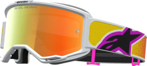 Vision 5 Drag síszemüveg – fehér, piros, narancssárga