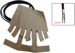 High Power Grip Heater Element Kit With Oem Connector Black