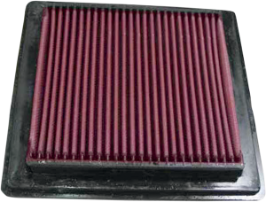 High-flow Air Filter Black, Red, 1, nordicamoto.ro