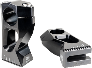 2d.gt Handlebar Risers Black, 2, nordicamoto.ro