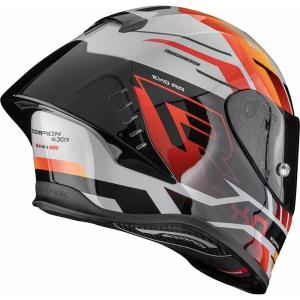 SCORPION EXO-R1 EVO II AIR ADRENALINE teljes arcú sport sisak, L-es méret, fekete/piros/ezüst, 3, nordicamoto.ro
