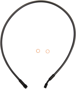 Braided Front Brake Line Black, Black Pearl Oversize [+203 mm (8'')], 1, nordicamoto.ro