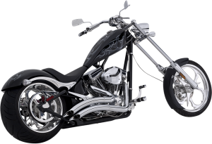 Big Radius 2:2 Exhaust System Chrome, 2, nordicamoto.ro