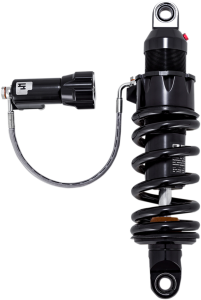 465 Series Shock With Remote Adjustable Preload Black, Anodized