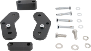 Passenger Floorboard Brackets Black, 1, nordicamoto.ro