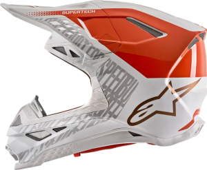 Supertech M8 Triple Mx Helmet Orange, White  2XL, 2, nordicamoto.ro