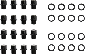 Carbon Lug Nuts Silver, 2, nordicamoto.ro