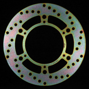 Round D-series Fixed Offroad Brake Rotor Gold, Stainless Steel, 1, nordicamoto.ro
