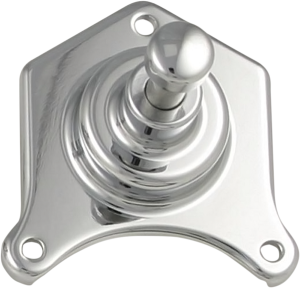 Solenoid End Cover With Starter Button Chrome