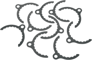 Swingarm Bearing Nut Lock Tabs, 1, nordicamoto.ro