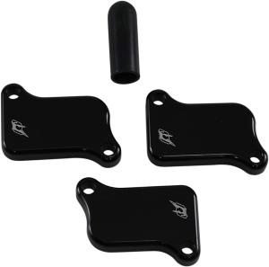 Engine Block Off Plates Black