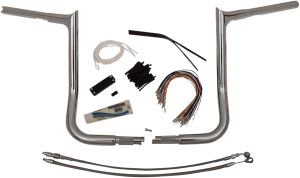 1-1/4(r) Ez Install Pointed Top Handlebar Kit Silver