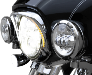 Fang® Headlight Bezel Chrome, 3, nordicamoto.ro