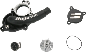 Supercooler Water Pump Cover And Impeller Kit Black, 1, nordicamoto.ro