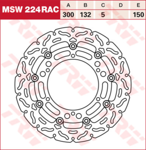 Contoured Floating Brake Rotor Titan