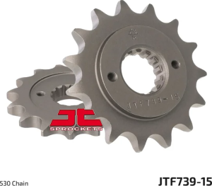 JT SPROCKETS Első lánckerék a közbenső tengelyhez, természetes felületű, 1, nordicamoto.ro
