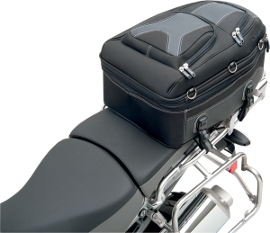 Pillion And Rear Rack Luggage Bag Black, 1, nordicamoto.ro